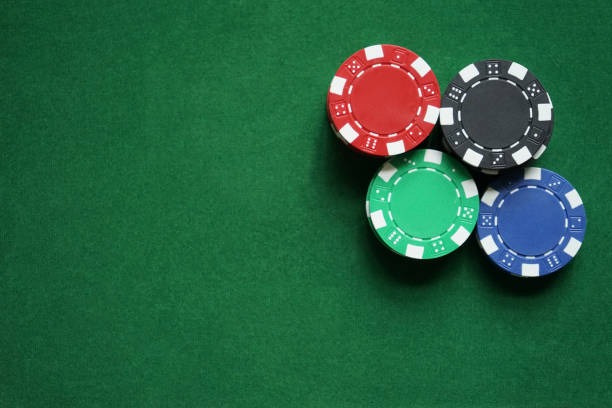 Poker player analyzing hand strength and pot odds